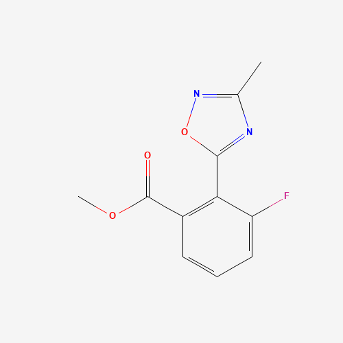 methyl 3-fluoro-2-(3-methyl-1,2,4-oxadiazol-5-yl)benzoate (CAS: 1293285-25-2) - Related Chemical Product