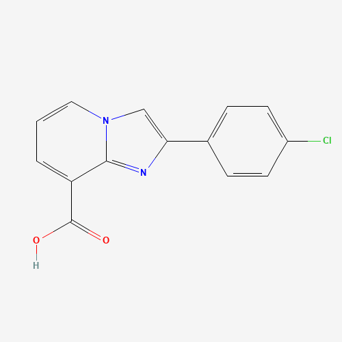 2-(4-chlorophenyl)imidazo[1,2-a]pyridine-8-carboxylic acid (CAS: 133427-40-4) - Related Chemical Product