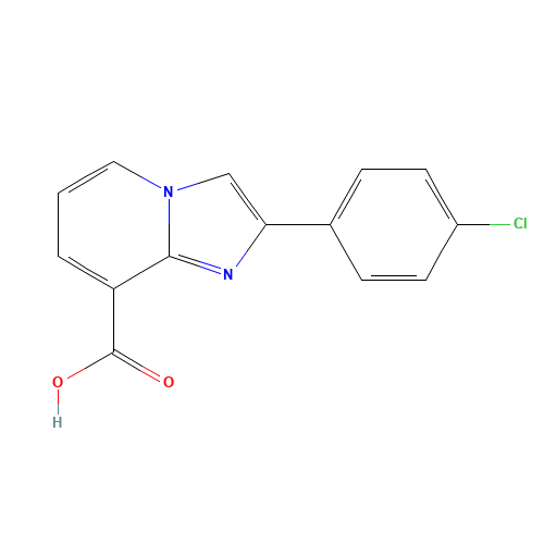 2-(4-chlorophenyl)imidazo[1,2-a]pyridine-8-carboxylic acid (CAS: 133427-40-4) - Related Chemical Product