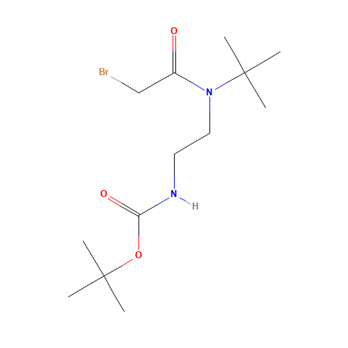 tert-butyl N-[2-[(2-bromoacetyl)-tert-butylamino]ethyl]carbamate (CAS: 1284246-98-5) - Related Chemical Product