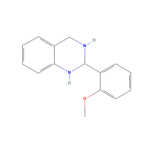 2-(2-methoxyphenyl)-1,2,3,4-tetrahydroquinazoline (CAS: 84571-05-1) - Chemical Structure and Molecular Formula 