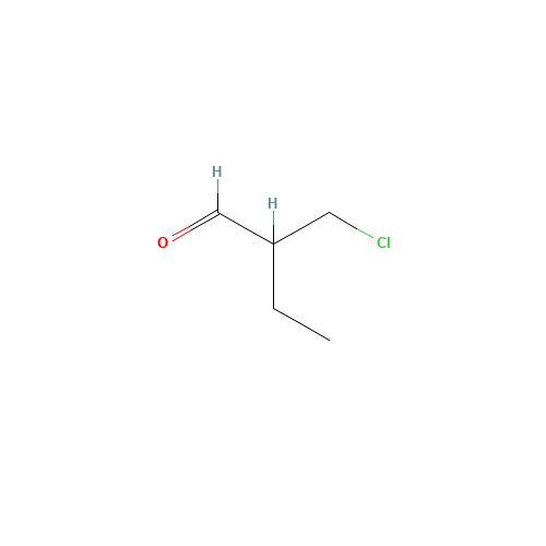 2-(chloromethyl)butanal (CAS: 135871-45-3) - Chemical Structure and Molecular Formula 