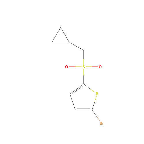 2-bromo-5-(cyclopropylmethylsulfonyl)thiophene (CAS: 1253791-36-4) - Related Chemical Product