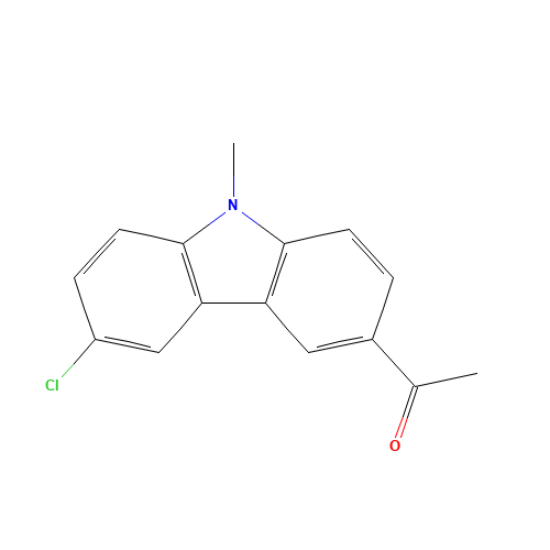 1-(6-chloro-9-methylcarbazol-3-yl)ethanone (CAS: 33107-73-2) - Related Chemical Product