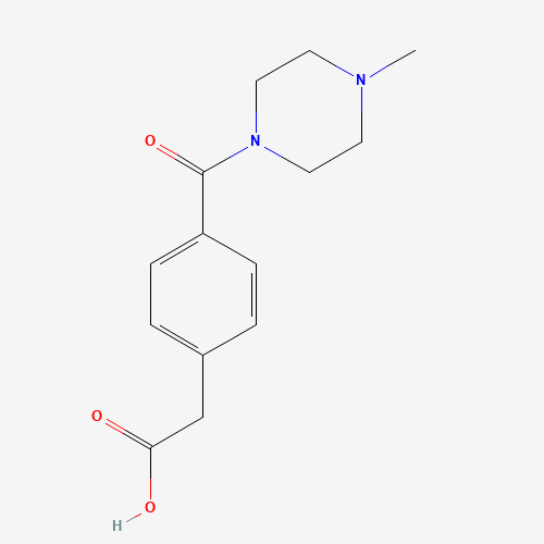 2-[4-(4-methylpiperazine-1-carbonyl)phenyl]acetic acid (CAS: 1203546-33-1) - Related Chemical Product