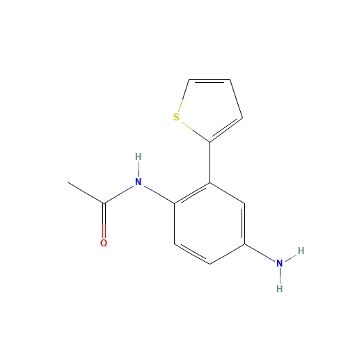 N-(4-amino-2-thiophen-2-ylphenyl)acetamide (CAS: 1131604-98-2) - Related Chemical Product