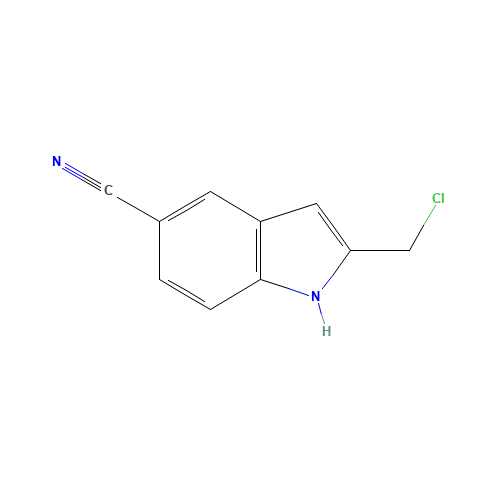 2-(chloromethyl)-1H-indole-5-carbonitrile (CAS: 313972-70-2) - Related Chemical Product