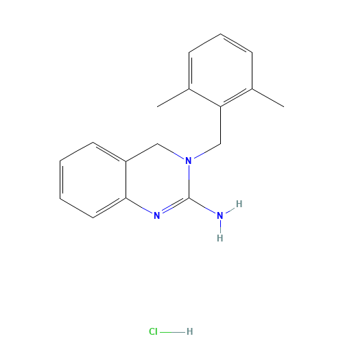 3-[(2,6-dimethylphenyl)methyl]-4H-quinazolin-2-amine;hydrochloride (CAS: 75064-01-6) - Related Chemical Product