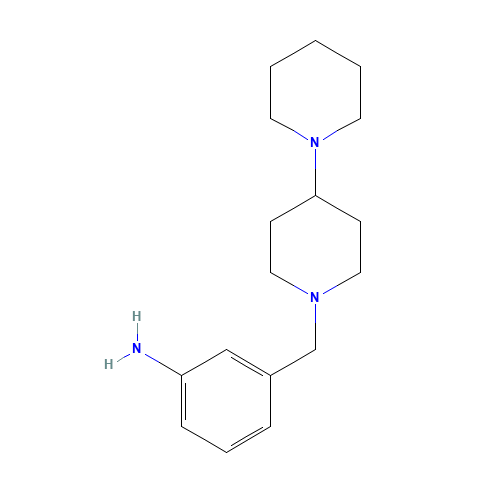 3-[(4-piperidin-1-ylpiperidin-1-yl)methyl]aniline (CAS: 1307552-29-9) - Related Chemical Product