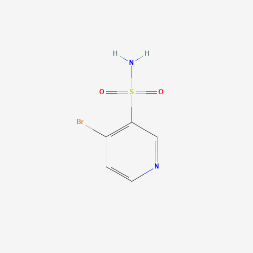 4-bromopyridine-3-sulfonamide (CAS: 361544-09-4) - Chemical Structure and Molecular Formula 