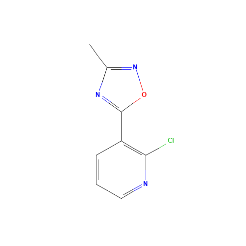 5-(2-chloropyridin-3-yl)-3-methyl-1,2,4-oxadiazole (CAS: 890095-56-4) - Related Chemical Product