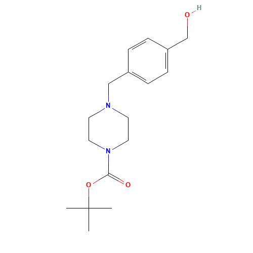 tert-butyl 4-[[4-(hydroxymethyl)phenyl]methyl]piperazine-1-carboxylate (CAS: 622381-67-3) - Related Chemical Product