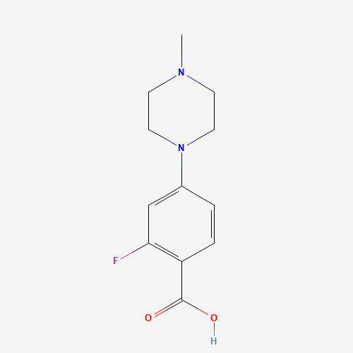2-fluoro-4-(4-methylpiperazin-1-yl)benzoic acid (CAS: 948018-61-9) - Related Chemical Product