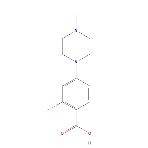 2-fluoro-4-(4-methylpiperazin-1-yl)benzoic acid (CAS: 948018-61-9) - Related Chemical Product