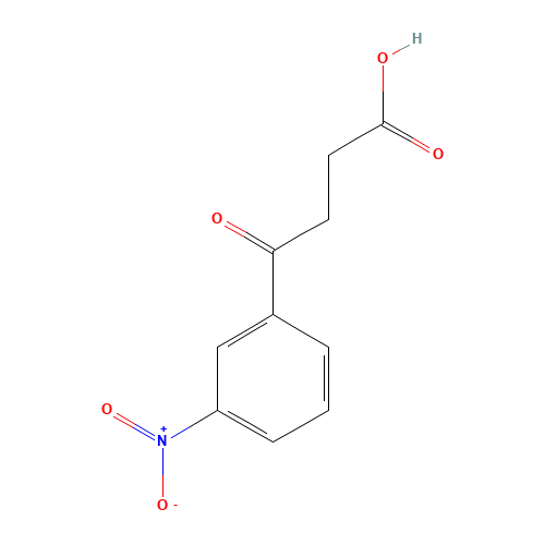 4-(3-nitrophenyl)-4-oxobutanoic acid (CAS: 6328-00-3) - Chemical Structure and Molecular Formula 