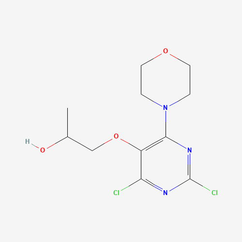 1-(2,4-dichloro-6-morpholin-4-ylpyrimidin-5-yl)oxypropan-2-ol (CAS: 1572048-37-3) - Related Chemical Product