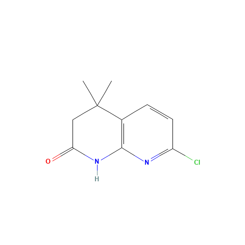 7-chloro-4,4-dimethyl-1,3-dihydro-1,8-naphthyridin-2-one (CAS: 1303588-33-1) - Related Chemical Product
