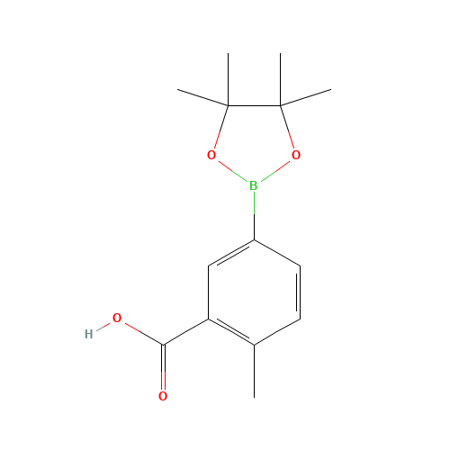 2-methyl-5-(4,4,5,5-tetramethyl-1,3,2-dioxaborolan-2-yl)benzoic acid (CAS: 1431542-21-0) - Related Chemical Product
