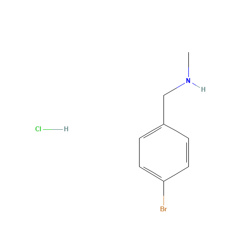 1-(4-bromophenyl)-N-methylmethanamine;hydrochloride (CAS: 874-73-7) - Related Chemical Product