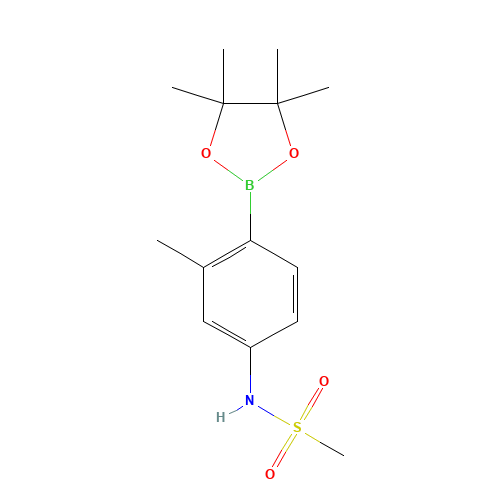 N-[3-methyl-4-(4,4,5,5-tetramethyl-1,3,2-dioxaborolan-2-yl)phenyl]methanesulfonamide (CAS: 1006380-18-2) - Related Chemical Product