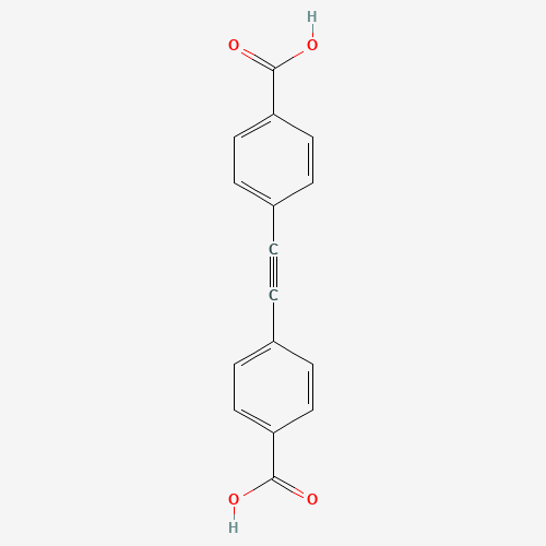 4-[2-(4-carboxyphenyl)ethynyl]benzoic acid (CAS: 16819-43-5) - Chemical Structure and Molecular Formula 