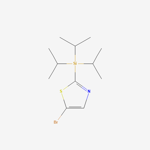 (5-bromo-1,3-thiazol-2-yl)-tri(propan-2-yl)silane (CAS: 681218-91-7) - Related Chemical Product