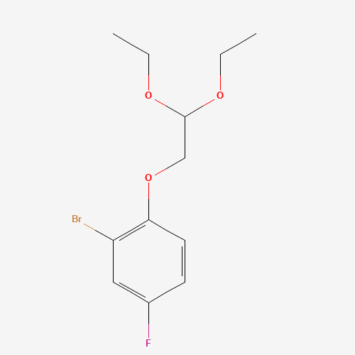 2-bromo-1-(2,2-diethoxyethoxy)-4-fluorobenzene (CAS: 253429-18-4) - Related Chemical Product