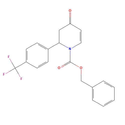 benzyl 4-oxo-2-[4-(trifluoromethyl)phenyl]-2,3-dihydropyridine-1-carboxylate (CAS: 884601-97-2) - Related Chemical Product