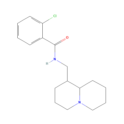 N-(2,3,4,6,7,8,9,9a-octahydro-1H-quinolizin-1-ylmethyl)-2-chlorobenzamide (CAS: 329929-96-6) - Related Chemical Product