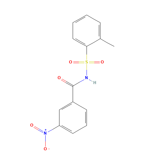 N-(2-methylphenyl)sulfonyl-3-nitrobenzamide (CAS: 146374-30-3) - Related Chemical Product