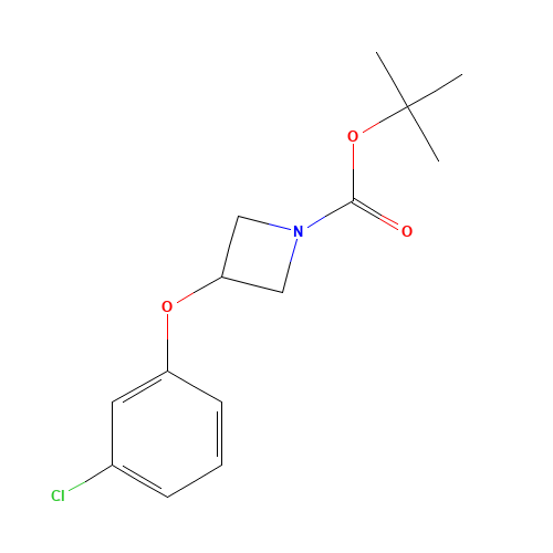 tert-butyl 3-(3-chlorophenoxy)azetidine-1-carboxylate (CAS: 1211876-75-3) - Related Chemical Product