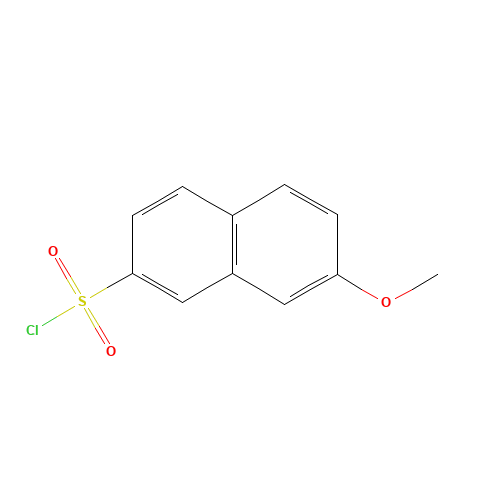 7-methoxynaphthalene-2-sulfonyl chloride (CAS: 56875-60-6) - Chemical Structure and Molecular Formula 