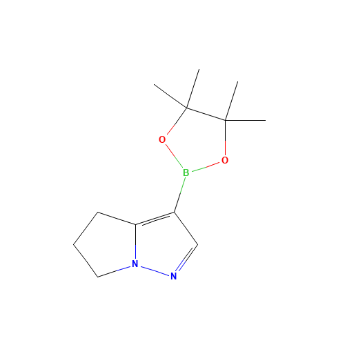 3-(4,4,5,5-tetramethyl-1,3,2-dioxaborolan-2-yl)-5,6-dihydro-4H-pyrrolo[1,2-b]pyrazole (CAS: 1314138-13-0) - Related Chemical Product