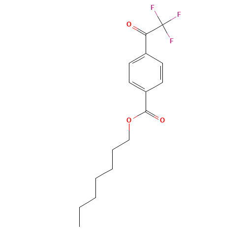 heptyl 4-(2,2,2-trifluoroacetyl)benzoate (CAS: 129476-47-7) - Related Chemical Product