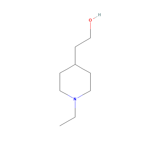 2-(1-ethylpiperidin-4-yl)ethanol (CAS: 1208367-88-7) - Chemical Structure and Molecular Formula 