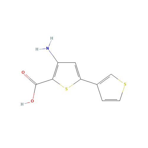 3-amino-5-thiophen-3-ylthiophene-2-carboxylic acid (CAS: 507472-79-9) - Related Chemical Product