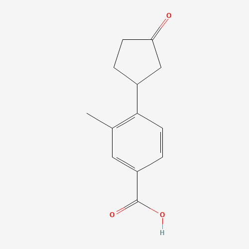 3-methyl-4-(3-oxocyclopentyl)benzoic acid (CAS: 872614-57-8) - Related Chemical Product
