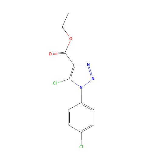 ethyl 5-chloro-1-(4-chlorophenyl)triazole-4-carboxylate (CAS: 30165-93-6) - Related Chemical Product