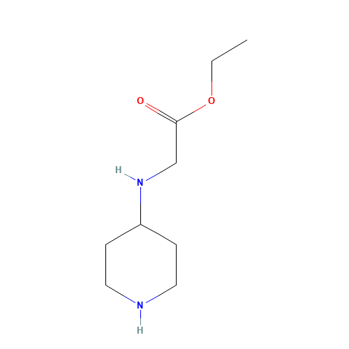 ethyl 2-(piperidin-4-ylamino)acetate (CAS: 741729-96-4) - Related Chemical Product