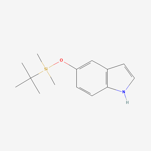 tert-butyl-(1H-indol-5-yloxy)-dimethylsilane (CAS: 106792-38-5) - Chemical Structure and Molecular Formula 
