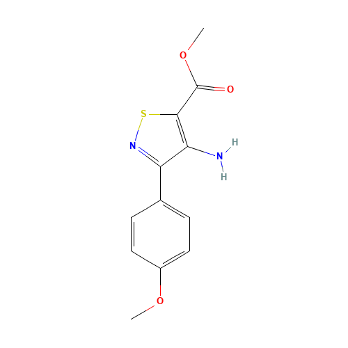 methyl 4-amino-3-(4-methoxyphenyl)-1,2-thiazole-5-carboxylate (CAS: 82424-54-2) - Related Chemical Product