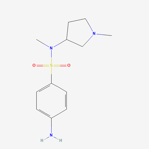 4-amino-N-methyl-N-(1-methylpyrrolidin-3-yl)benzenesulfonamide (CAS: 405167-84-2) - Related Chemical Product