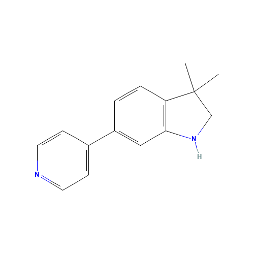 3,3-dimethyl-6-pyridin-4-yl-1,2-dihydroindole (CAS: 1259513-39-7) - Related Chemical Product