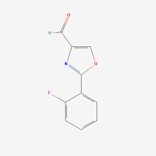 2-(2-fluorophenyl)-1,3-oxazole-4-carbaldehyde (CAS: 885274-37-3) - Related Chemical Product