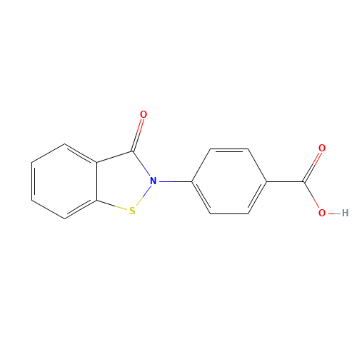 4-(3-oxo-1,2-benzothiazol-2-yl)benzoic acid (CAS: 78471-84-8) - Related Chemical Product