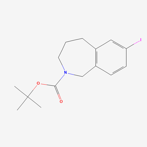 tert-butyl 7-iodo-1,3,4,5-tetrahydro-2-benzazepine-2-carboxylate (CAS: 1158743-92-0) - Related Chemical Product