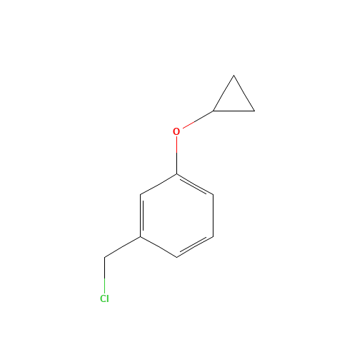 1-(chloromethyl)-3-cyclopropyloxybenzene (CAS: 921602-61-1) - Related Chemical Product