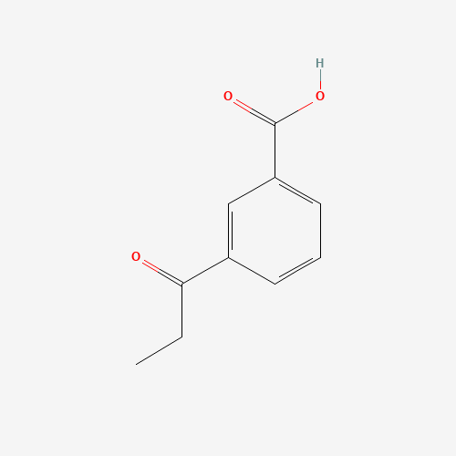 3-propanoylbenzoic acid (CAS: 74380-71-5) - Chemical Structure and Molecular Formula 