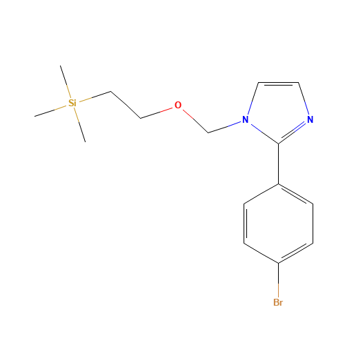 2-[[2-(4-bromophenyl)imidazol-1-yl]methoxy]ethyl-trimethylsilane (CAS: 934744-50-0) - Related Chemical Product
