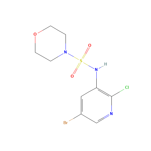 N-(5-bromo-2-chloropyridin-3-yl)morpholine-4-sulfonamide (CAS: 1162680-93-4) - Related Chemical Product